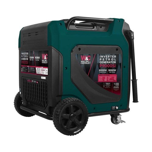 Welling & Crossley WC-P9000Si 9.00kW Ultra-Quiet Smart Inverter Petrol Generator with Pure Sine Wave & Remote Start