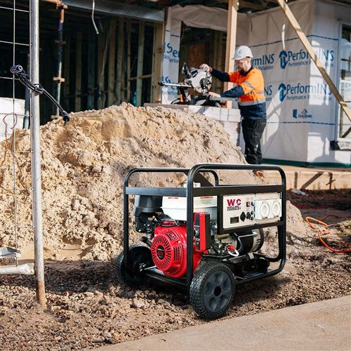 Welling & Crossley WC-P7750H 6.00kW Open Frame AVR Generator with Honda Engine