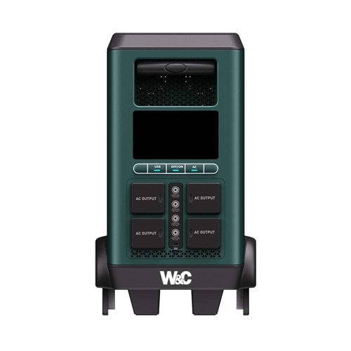 Welling & Crossley WC-BG3600 3.60kW Portable Power Station with 3840Wh LiFePO₄ Battery, UPS & Solar Input