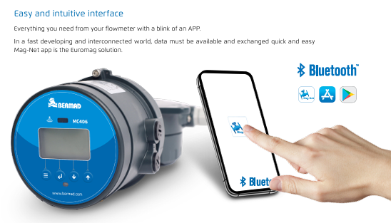 Bermad MUT2200 Electromagnetic Flow Meters with 12-24Vdc Powered MC406A Converter - NMI-M10 Pattern Approved (40-600mm Flanged)