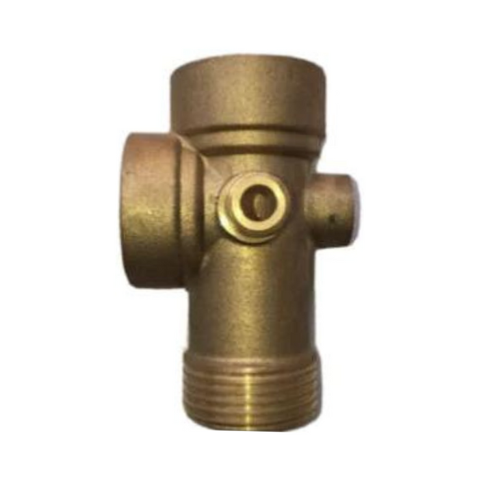 Brass 25mm M/F 5 Way Tee for Pump Discharge