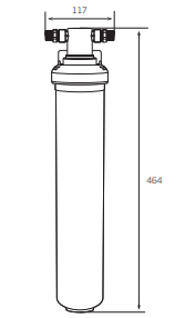 Puretec CO-B150-K Balance Plus Single Undersink Water Filter System for Espresso Equiptment