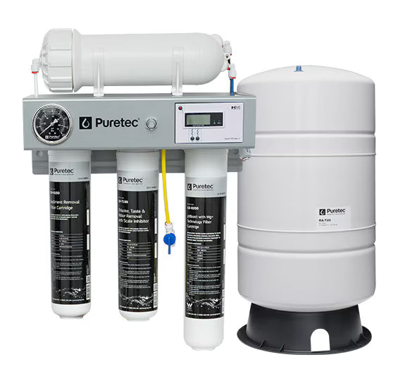 Puretec CO-RO4 High Flow Reverse Osmosis Undersink Water Filter System with Bypass