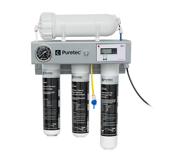 Puretec CO-RO4 High Flow Reverse Osmosis Undersink Water Filter System with Bypass
