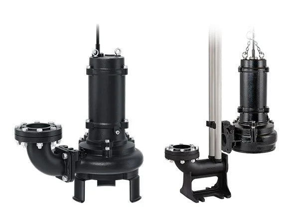 Tsurumi CZ Series Submersible Smashing Cutter Pump with Semi-Open Channel Impeller- Three Phase