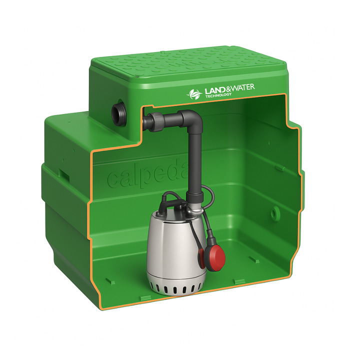Calpeda GEO 230L Automatic Packaged Pump Station with GXVM Vortex Pump (Max 230LPM)