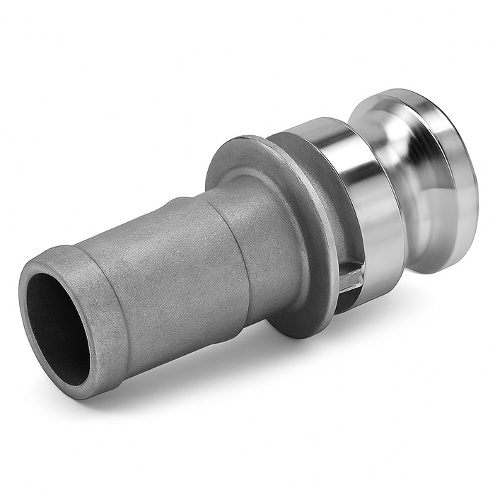 Type E Aluminium Camlocks (Male Camlock Adapter × Male Hose Tail)