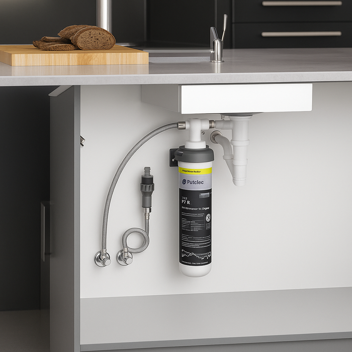 Puretec PureMix Z7 High Flow Inline Undersink Water Filter System (9.5LPM)