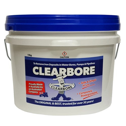 Clearbore Biodegradable Borehole Iron Removal Bore Cleaner (5-20KG)