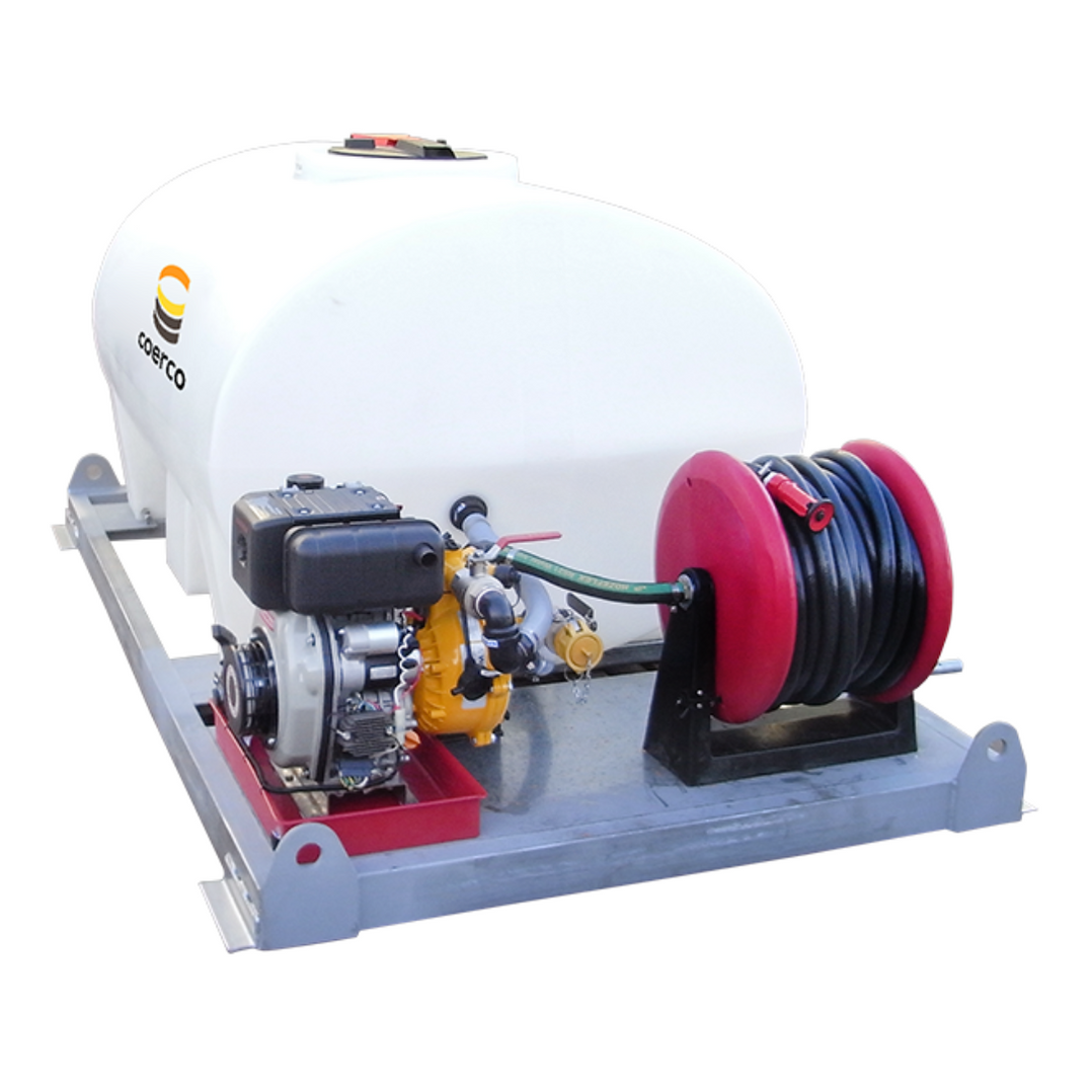 1500 Litre Industrial Skid Mounted Firefighting Unit w Fire Chief Pump