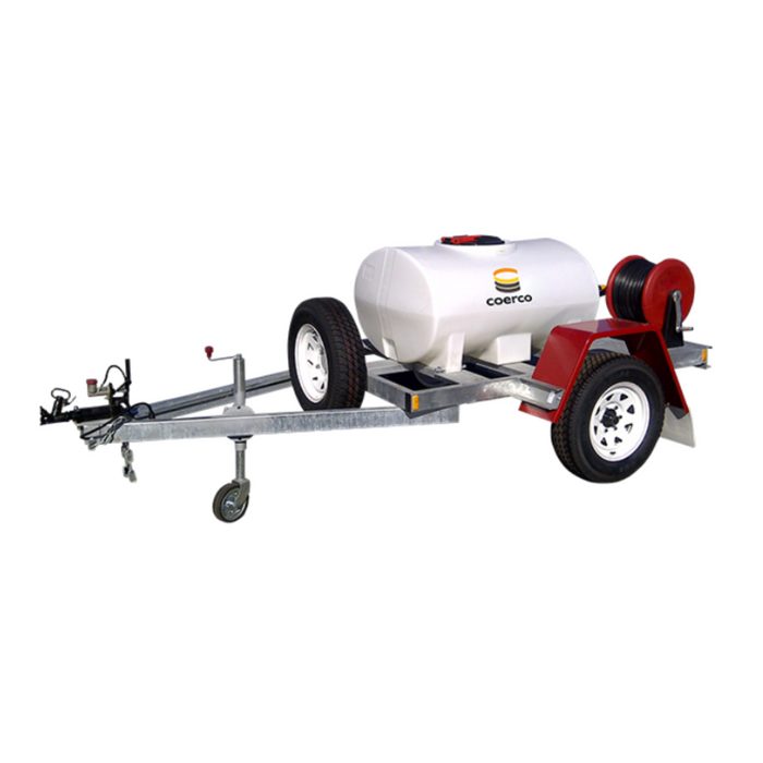 800 Litre Industrial Trailer Firefighting Unit with Aussie Fire Chief Pump (450LPM/750kPa)