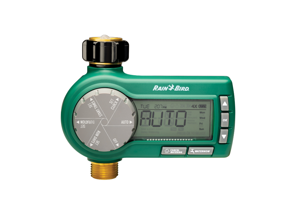 Rain Bird Battery Operated Hose End Tap Timer with Large LCD Screen