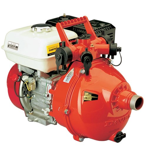Davey 5255H 6.5HP Twin Stage Firefighting Pump with 3.1L Honda GX160 Engine (Max 370 LPM/ 900 kPa)