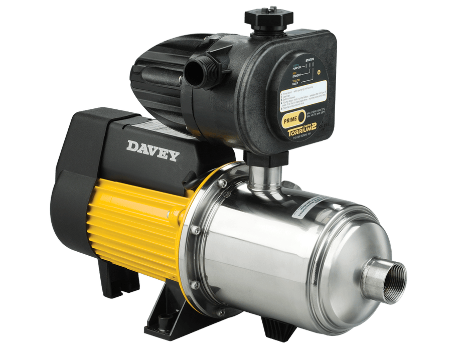 Davey HM60 Series Horizontal Multistage Pressure Pumps with Torrium2 Controller (Max 80LPM/690kPa)