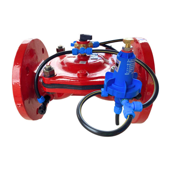 Dorot S100 PS Series Cast Iron Basic Hydraulic Pressure Sustaining Valves with 3-Way Selector