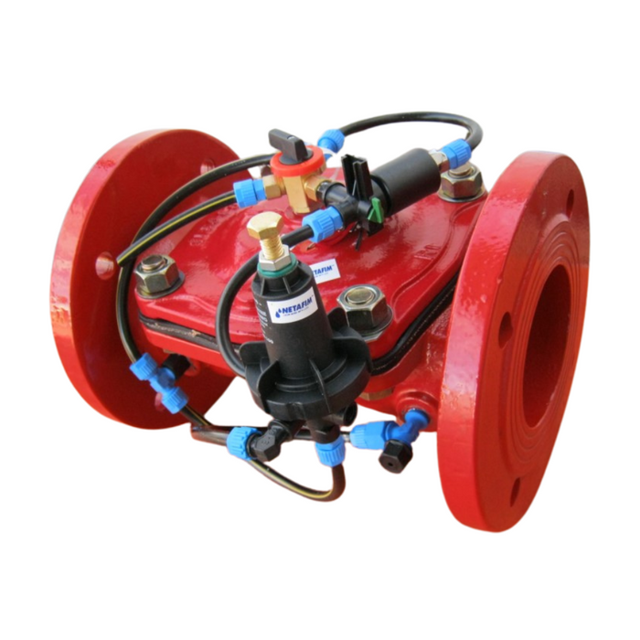Dorot S100 PR/ES Series Cast Iron Basic Pressure Sustaining/Electric 24AC Solenoid Valves with 3-Way Selector