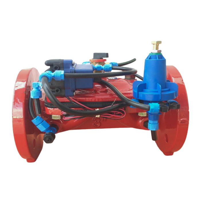 Dorot S100 PS/AQ Series Cast Iron Electric Pressure Reducing/NO Solenoid Valves with Aquative AC