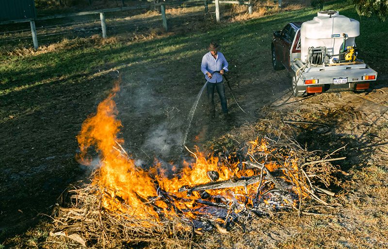 600 Litre FireGuard Compact Firefighting Skid Mounted Unit with Davey 5155HV 5.5hp Pump & Free Perth Delivery <800km (500LPM/600kPa)