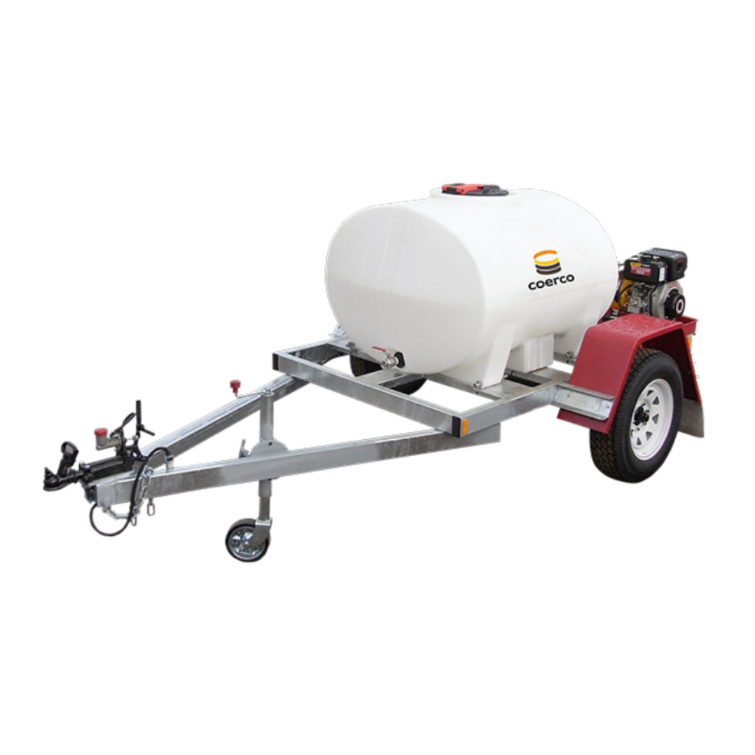 1000L Industrial Trailer Firefighting Unit with Fire Chief Pump