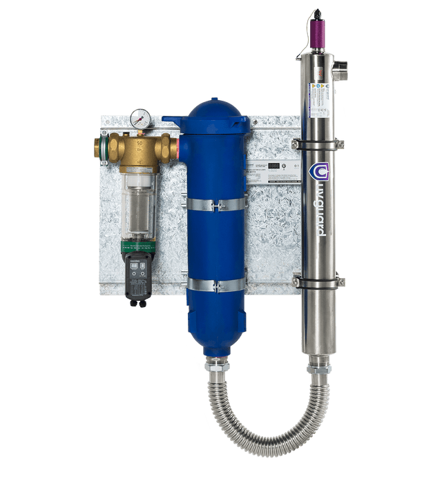 UV Guard GMP-Series Integrated Filtration/UV Disinfection Module Water Treatment System Pre-Mounted