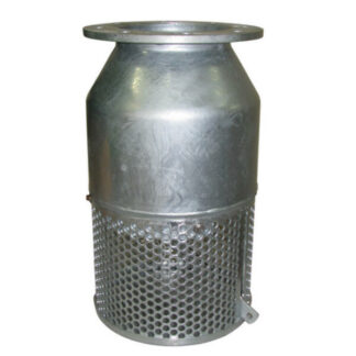 Galvanised Foot Valve for Pumps with Strainer (Non-Return Valve) Table D Flanged