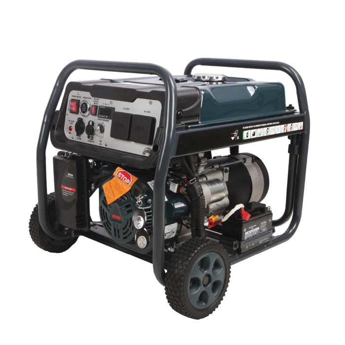 Welling & Crossley P3750 3.75kVa Portable Electric Generator with E-Start & 15L Fuel Tank