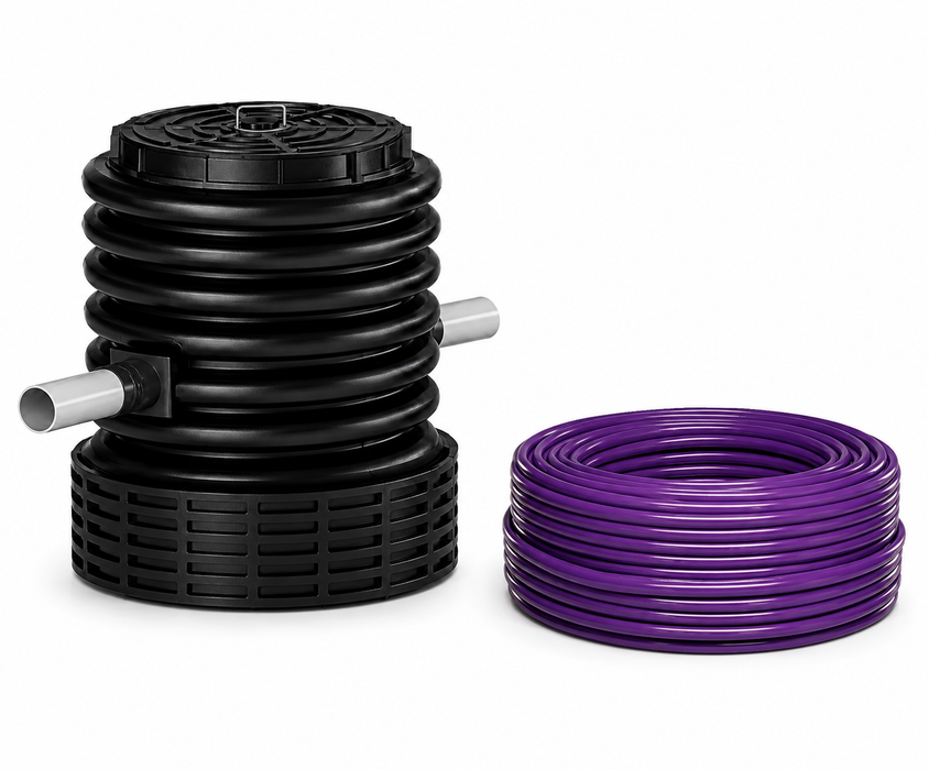 EZGREY GFPRO-A 100L Below Ground Grey Water Reuse System for Blocks More than 400sqm (100mm Inlet)