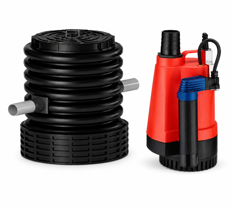 EZGREY GFPRO-A 100L Below Ground Grey Water Reuse System for Blocks More than 400sqm (100mm Inlet)