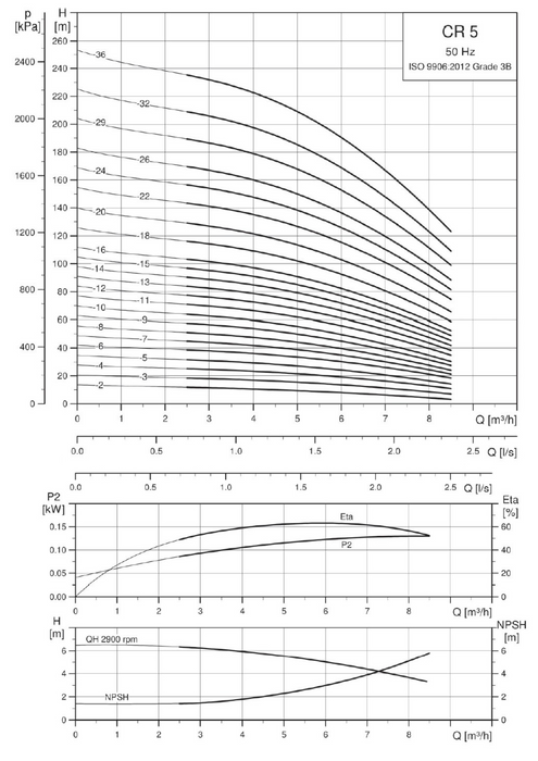 Grundfos CRI 5 304ss Vertical Multistage Pumps (Max 83 LPM)