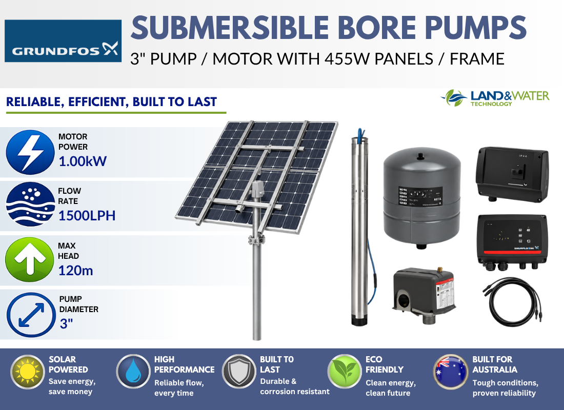 solar water pump grundfos solar panels