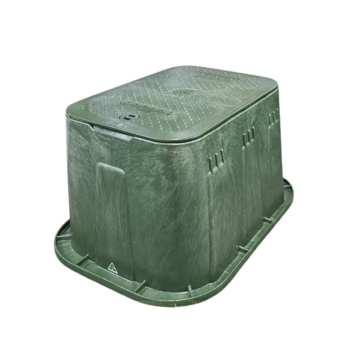 HR 1419-12VBOLN Commercial Rectangular Large Valve Box with Base Lip (302mm Wide x 435mm Long x 315mm Deep) - PERTH PICKUP ONLY