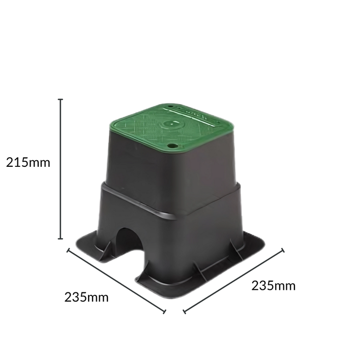 HR 606SQVB Residential Square Valve box (150mm top x 210mm deep)