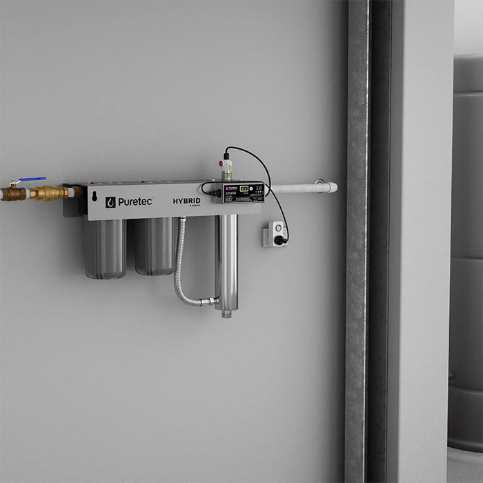 Puretec Hybrid R1 Dual Stage Whole House UV Water Treatment System (75LPM)