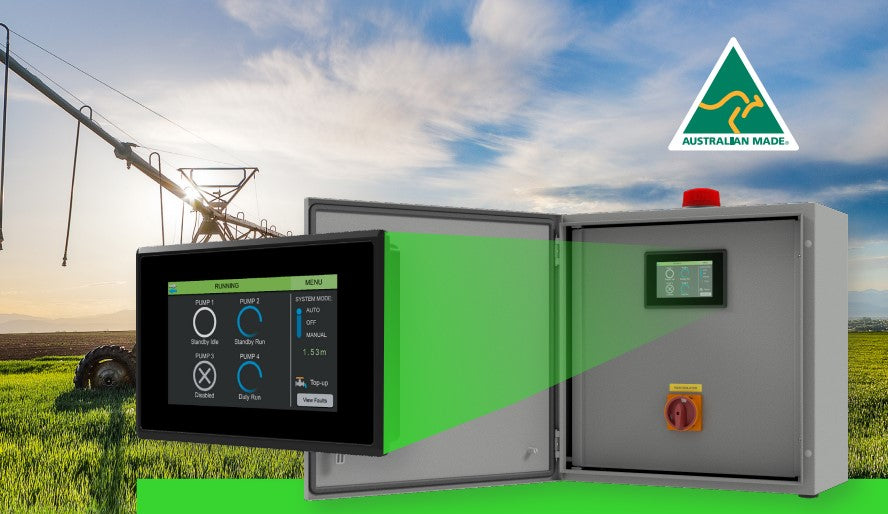 Matelec HydroWHIZ Series VSD Controller for Constant Pressure Pump Systems with IP56 Steel Enclosure