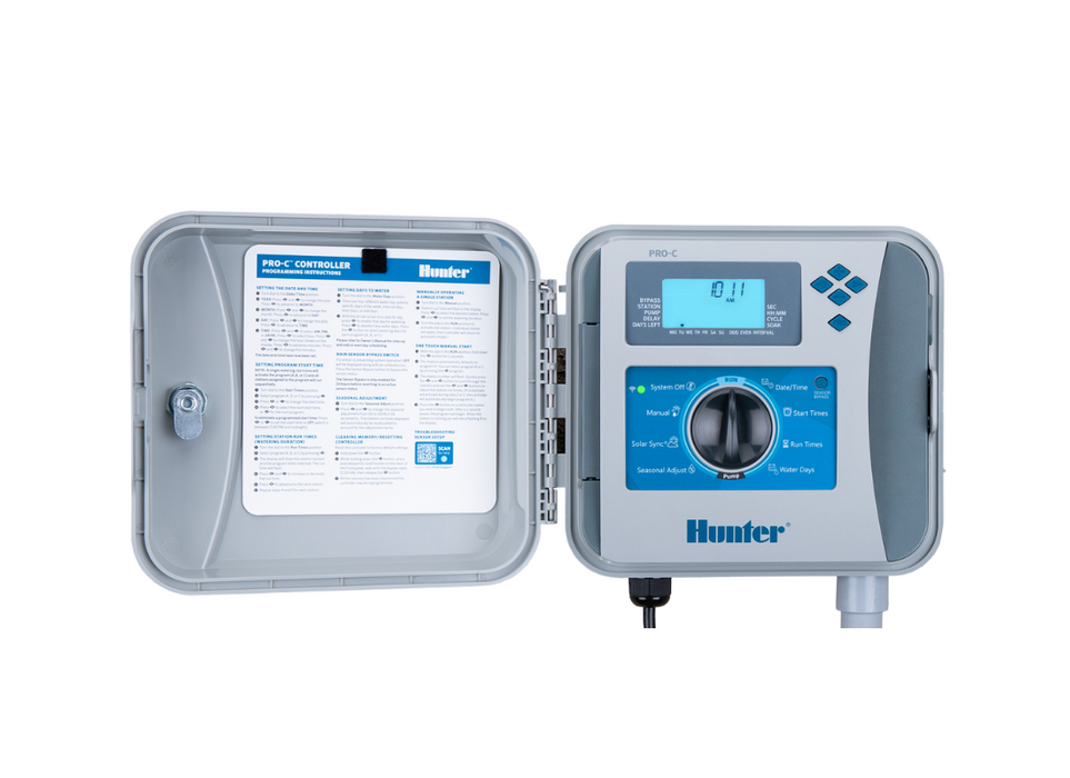 Hunter PRO-C P2C 4 Station Modular Irrigation Controller and Modules (Expandable to 32 Stations)