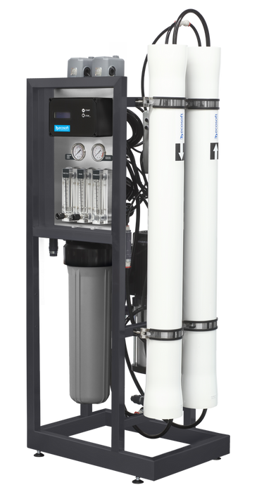 Hyderpro R12000LPD 2 x 4040 Packaged Commercial Reverse Osmosis RO Filtration System with 2G Econnect Online Access (<3000mg/L TDS)