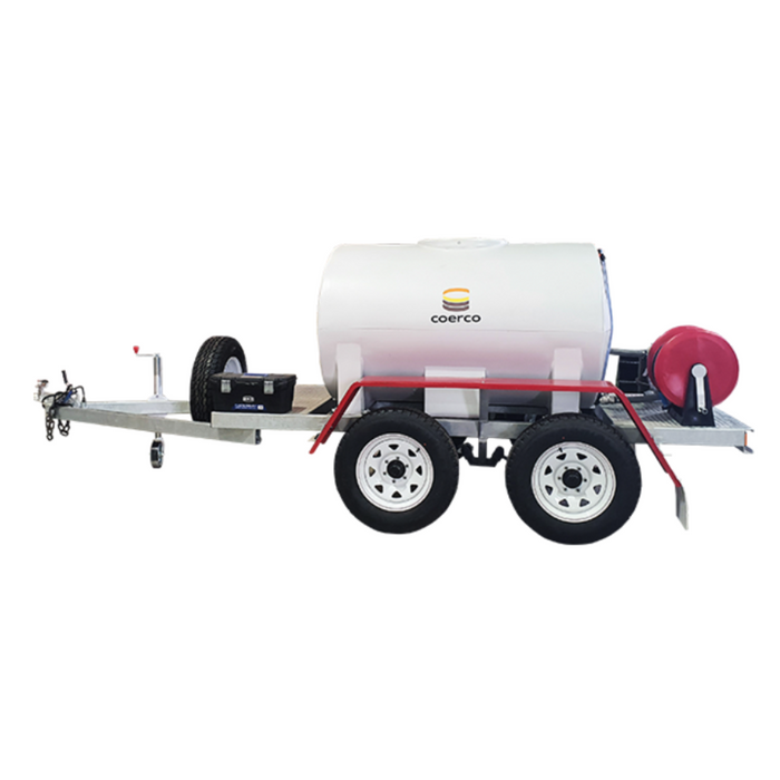 3000 Litre Industrial Tandem Axle Firefighter Trailer Unit with Aussie Fire Chief Pump (Max 450LPM/750kPa)