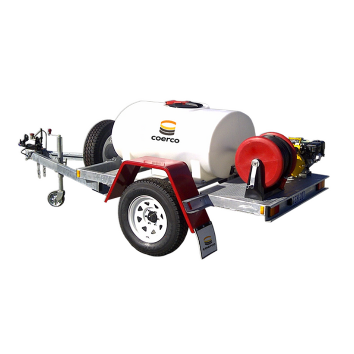 800 Litre Industrial Trailer Firefighting Unit with Aussie Fire Chief Pump (450LPM/750kPa)
