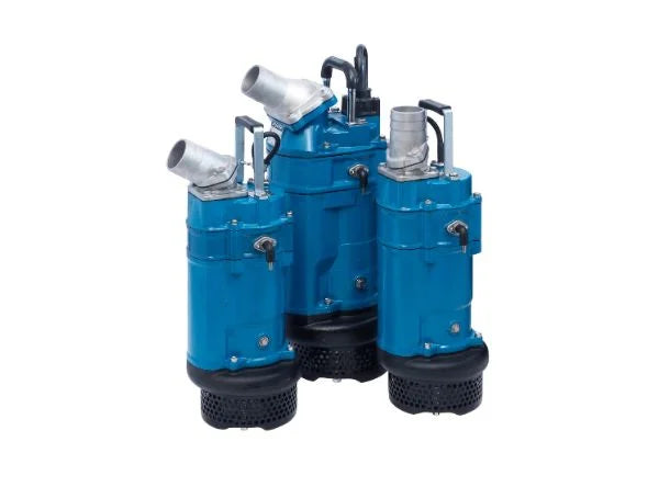 Tsurumi KTZE Series Cast Iron Energy Saving Heavy Duty Submersibe Drainage Pump - Three Phase