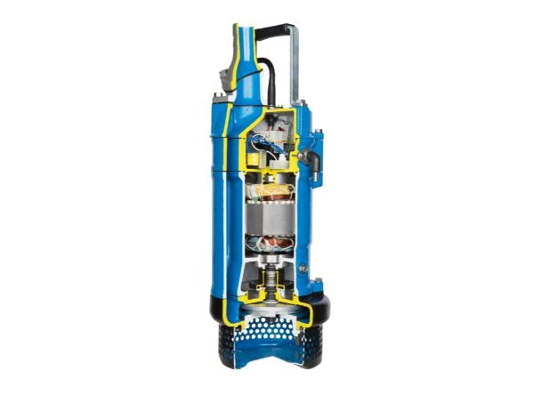 Tsurumi KTZE Series Cast Iron Energy Saving Heavy Duty Submersibe Drainage Pump - Three Phase