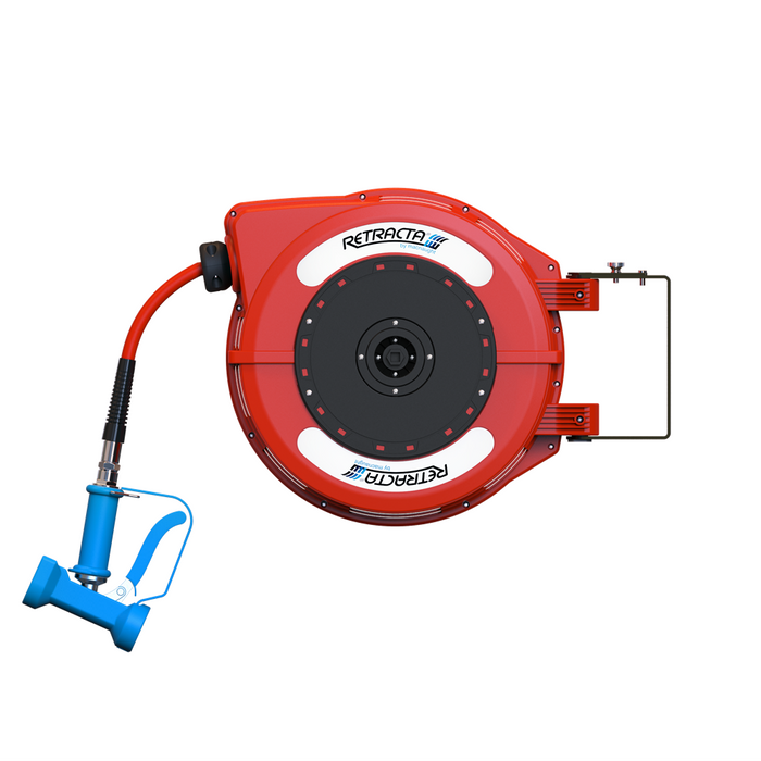 Macnaught Retracta C1 Compact 12mm Hot Water Auto-Wind Hose Reel (12m)