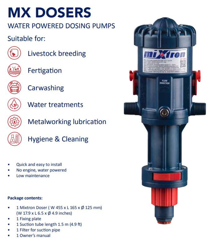 Mixtron MX300 P110 1.0%-10.0% Dosing Pump | Shop Online
