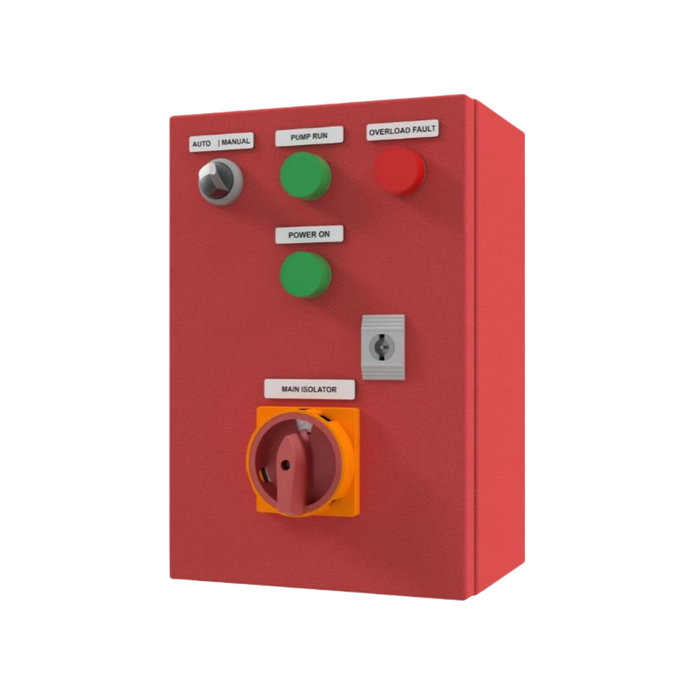 Matelec Fire Hose Reel Pump Controller with IP54 Enclosure
