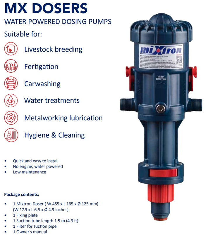 Mixtron MX300 P003 0.03%-0.3% Dosing Pump | Shop Online