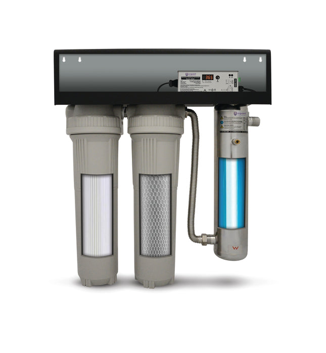 UV Guard CWP55 Dual Stage Ultraviolet 20" x 4.5" Water Filtration System (77LPM)