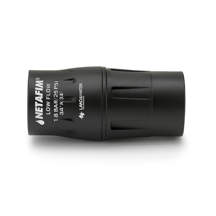 Netafim 20mm Inline Pressure Regulator Valves for Low-Flow Irrigation Systems
