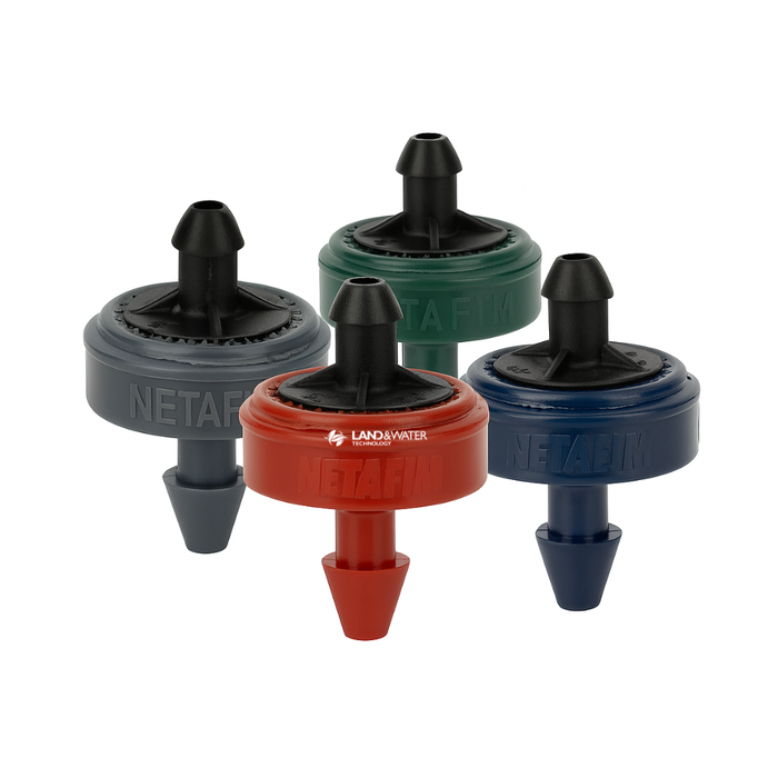Netafim PCJ Junior Pressure Compensating 3mm Barb Dripper Bag of 50 (Working Pressure 1.5 - 4.0 Bar)