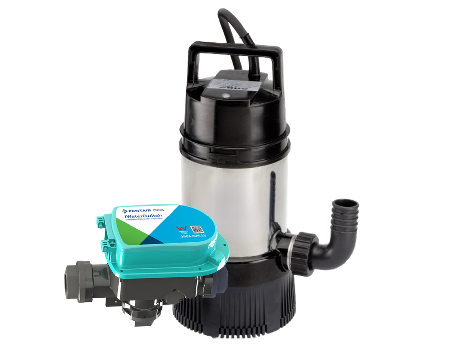 Onga Tankbuddy OTBIW330FL iWaterSwitch Kit 0.65kW Submersible Manual Pump (Max 90LPM/340kPa)