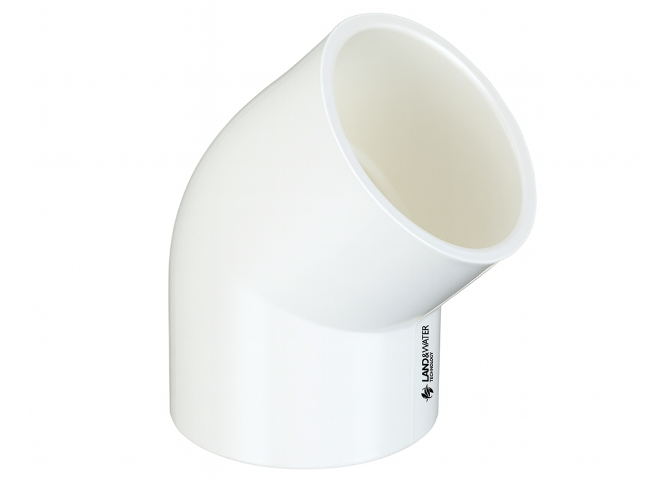 PVC CAT10 Pressure 45° Elbow WaterMarked