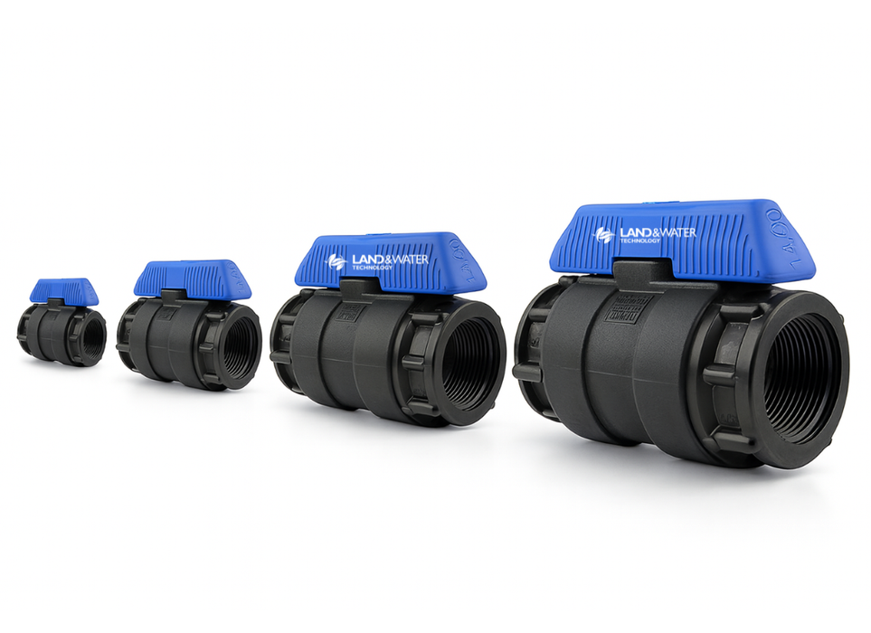 Philmac Blue Handled WaterMarked High Quality Ball Valves (15-50mm) - BSP Threaded